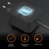 j5create JUP1565DC 67W GaN PD USB-C® Mini-Ladegerät mit 6 Arten von DC-Steckern – EU, Schwarz