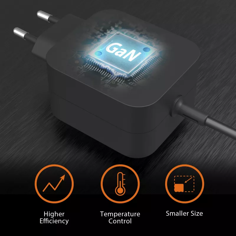 j5create JUP1565DC 67W GaN PD USB-C® Mini-Ladegerät mit 6 Arten von DC-Steckern – EU, Schwarz