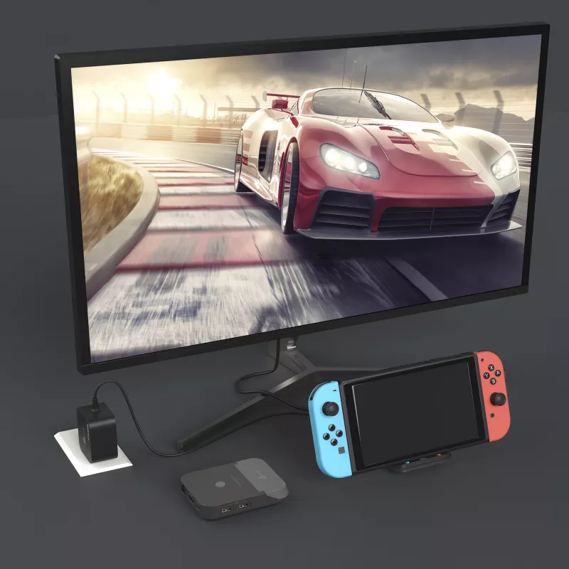 j5create JCD620 Mini Docking Station für Nintendo Switch™, Schwarz
