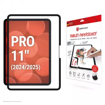 Displex TABLET PAPERSENSE für iPad Pro 11'' (2025/2024), abnehmbare Schreib- und Zeichenfolie mit Papiergefühl