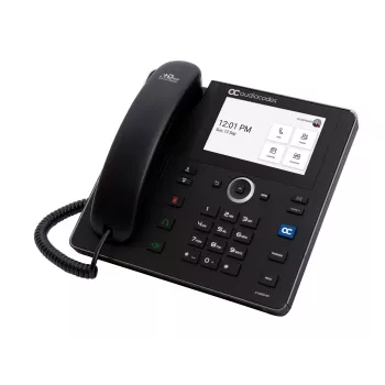 AudioCodes Teams C455HD IP-Phone PoE GbE schwarz, IP-Telefon, Schwarz, Kabelgebundenes Handgerät, Android, SIP info, 8 Leitungen