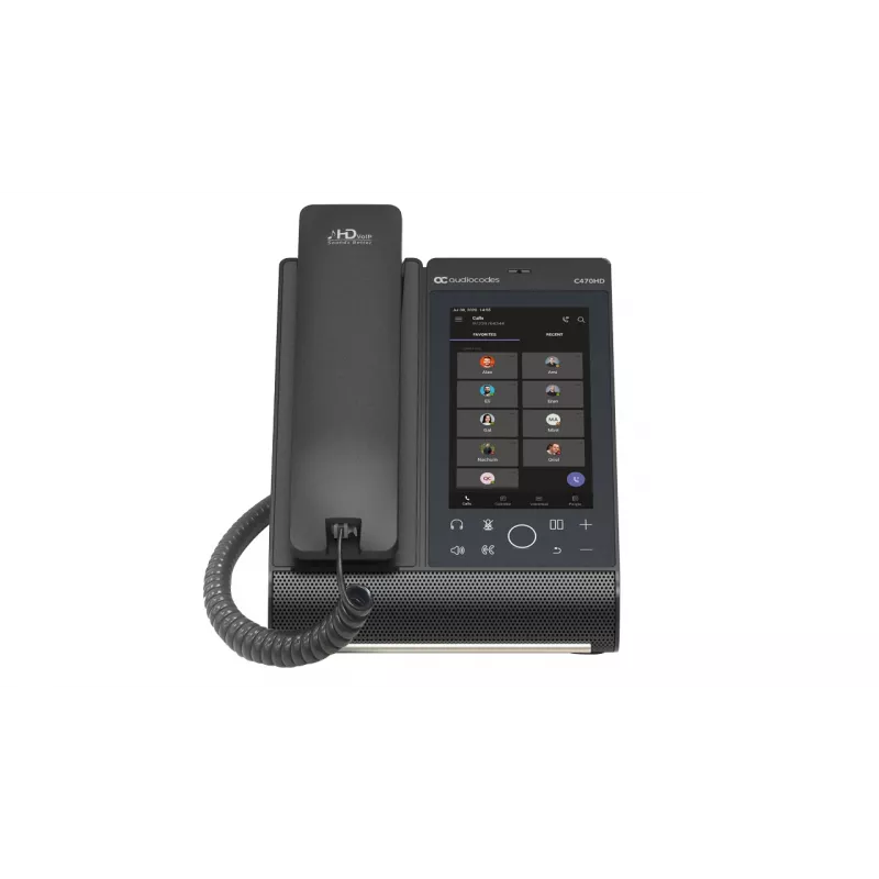 AudioCodes Teams C470HD Total Touch IP-Phone PoE GbE mit integriertem BT und Dual-Band Wi-Fi