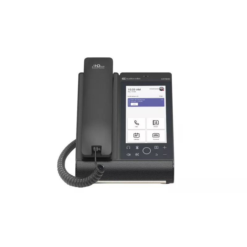 IP-Telefon AudioCodes Teams C470HD PoE GbE Kabelgebundenes Handgerät Android