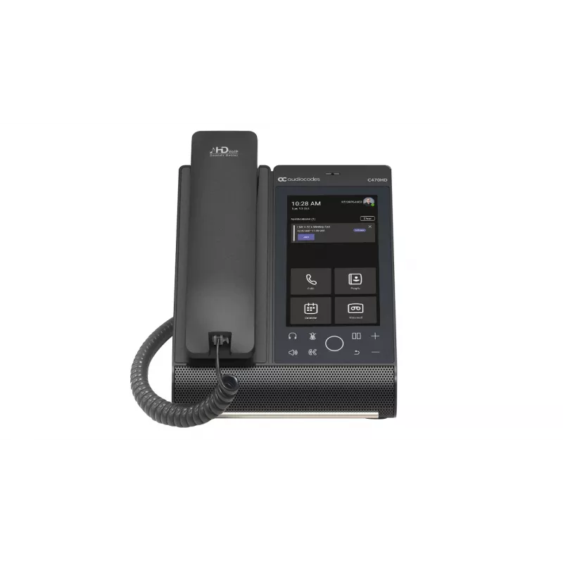 IP-Telefon AudioCodes Teams C470HD PoE GbE Kabelgebundenes Handgerät Android