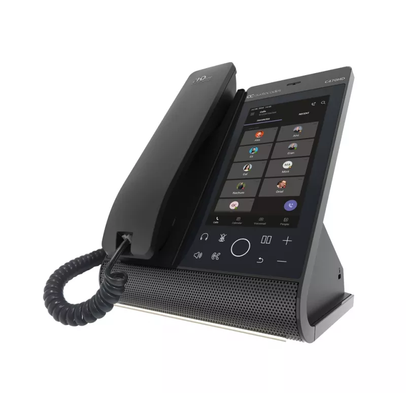 IP-Telefon AudioCodes Teams C470HD PoE GbE Kabelgebundenes Handgerät Android
