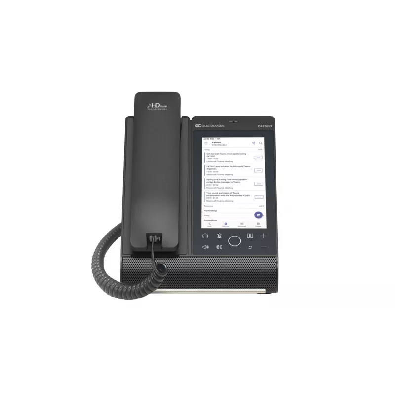 IP-Telefon AudioCodes Teams C470HD PoE GbE Kabelgebundenes Handgerät Android