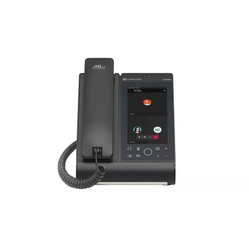 IP-Telefon AudioCodes Teams C470HD PoE GbE Kabelgebundenes Handgerät Android