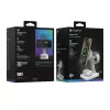 mophie Snap+ 3-in-1 kabellose Ladestation Headset, Smartphone, Smartwatch Weiß USB Kabelloses Laden Schnellladung Innenbereich