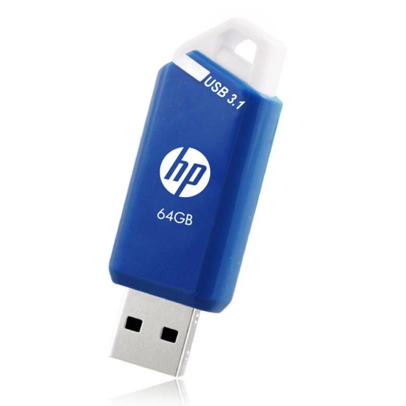 HP x755w USB-Flash-Laufwerk 64 GB USB Typ-A 3.2 Gen 1 (3.1 Gen 1) Blau, Weiß