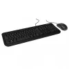 Incase Designed by Microsoft Wired Desktop 600 Tastatur, Maus inklusive, Universal USB, QWERTY, Deutsch, Schwarz