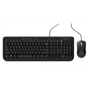 Incase Designed by Microsoft Wired Desktop 600 Tastatur Maus enthalten Universal USB QWERTY UK-Englisch Schwarz
