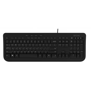 Kabelgebundene Full-Size-Tastatur Incase Designed by Microsoft Wired 600 — USB, QWERTY, UK-Englisch, Schwarz
