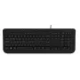Kabelgebundene Full-Size-Tastatur Incase Designed by Microsoft Wired 600 — USB, QWERTY, UK-Englisch, Schwarz