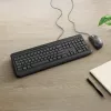 Incase Designed by Microsoft Wired Desktop 600 Tastatur Maus enthalten Universal USB QWERTY Französisch Schwarz