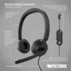 Incase Designed by Microsoft Modern USB-C Headset Kabelgebundenes Headset Head-Band Büro/Callcenter USB Typ-C Schwarz