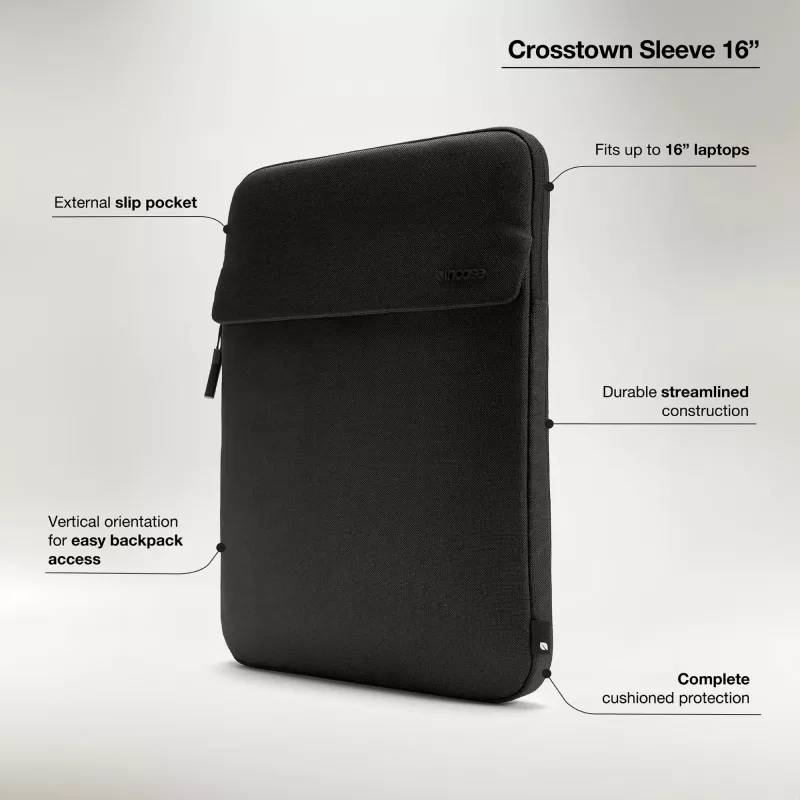 Incase Crosstown Sleeve mit Woolenex für 16-Zoll-Laptop
