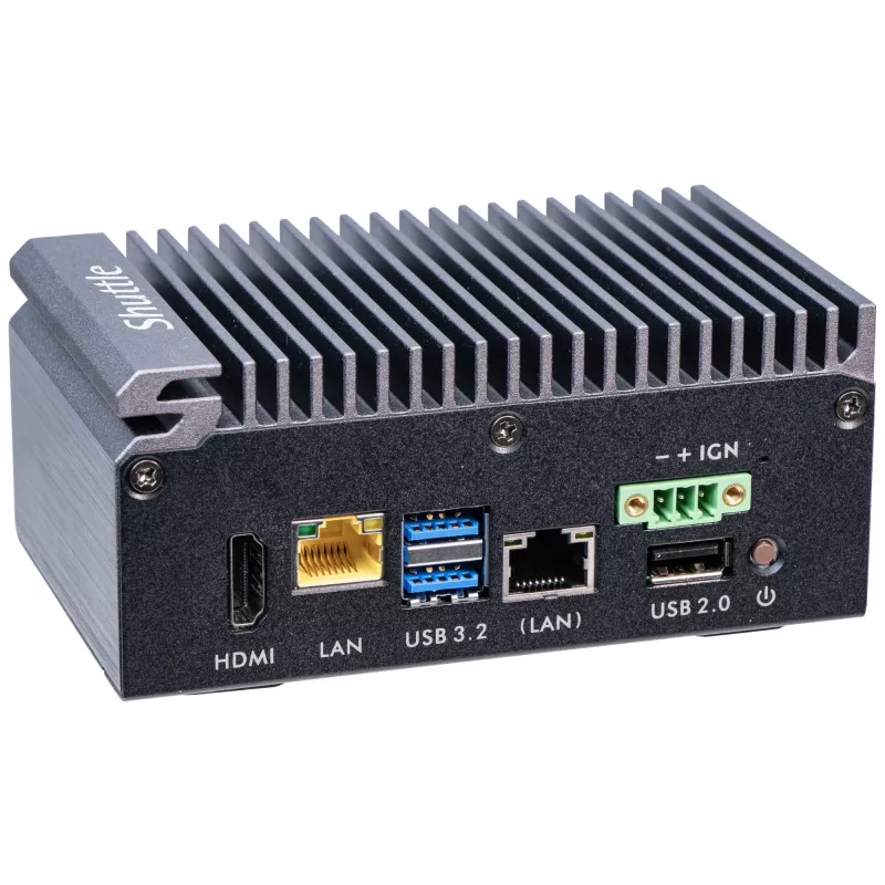 Mini-PC Shuttle SPCEL03 Intel Atom x6413E 32GB DDR4 SSD 2x2.5G LAN