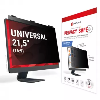 2-Wege-Blickschutzfilter Displex PRIVACY SAFE 21,5 Zoll 16:9 glänzend/matt
