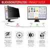 2-Wege-Blickschutzfilter Displex PRIVACY SAFE 21,5 Zoll 16:9 glänzend/matt