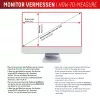 Displex PRIVACY SAFE abnehmbarer 2-Wege-Sichtschutzfilter für iMac 24 Zoll M1 (2021)/ M3 (2023)/ M4 (2024)