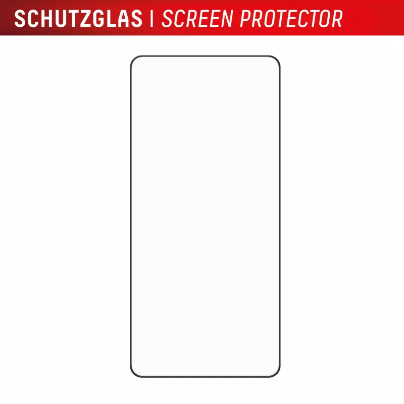 Displex Premium Displayschutzfolie (Full Cover, 10H) für Samsung Galaxy S25 Edge, Eco-Montagerahmen, Full Cover