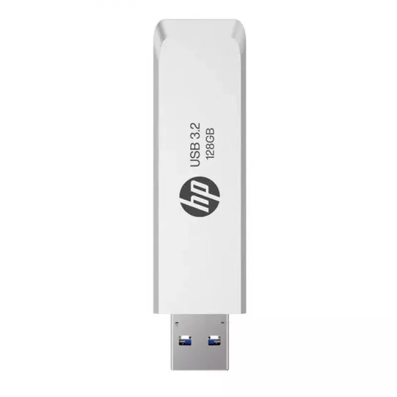 USB-Stick HP HPFD819W-A-128 — 128 GB, USB Typ-A 3.2 Gen 2, Silber, Slide-Formfaktor