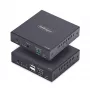 StarTech.com HDMI KVM Extender über IP-Netzwerk, 4K 60Hz, treiberlos, HDMI und USB über Ethernet/CAT6, AVoIP, Sender- und Empfänger-Kit, inklusive Montagesets