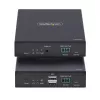 StarTech.com HDMI KVM Extender über IP-Netzwerk, 4K 60Hz, treiberlos, HDMI und USB über Ethernet/CAT6, AVoIP, Sender- und Empfänger-Kit, inklusive Montagesets
