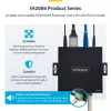 StarTech.com HDMI KVM Extender über IP-Netzwerk, 4K 60Hz, treiberlos, HDMI und USB über Ethernet/CAT6, AVoIP, Sender- und Empfänger-Kit, inklusive Montagesets