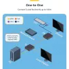 StarTech.com HDMI KVM Extender über IP-Netzwerk, 4K 60Hz, treiberlos, HDMI und USB über Ethernet/CAT6, AVoIP, Sender- und Empfänger-Kit, inklusive Montagesets