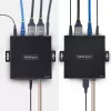 StarTech.com HDMI KVM Extender über IP-Netzwerk, 4K 60Hz, treiberlos, HDMI und USB über Ethernet/CAT6, AVoIP, Sender- und Empfänger-Kit, inklusive Montagesets