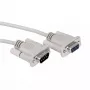 RS232-Kabel ROLINE 11.01.6260 6m DB9 M-F Grau