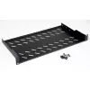 Rack shelf ROLINE 19-inch 1U 250mm depth 15kg Schwarz