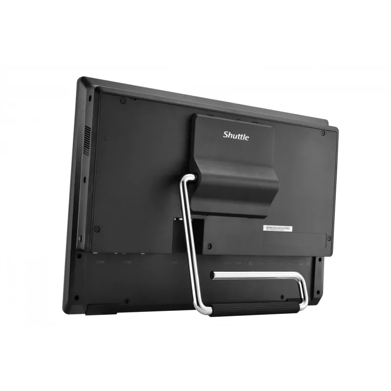 Shuttle All-In-One Barebone P55U, 15,6 Zoll Multi-Touch-Bildschirm, Celeron 7305, WiFi, IP54, lüfterlos, 24/7 Dauerbetrieb