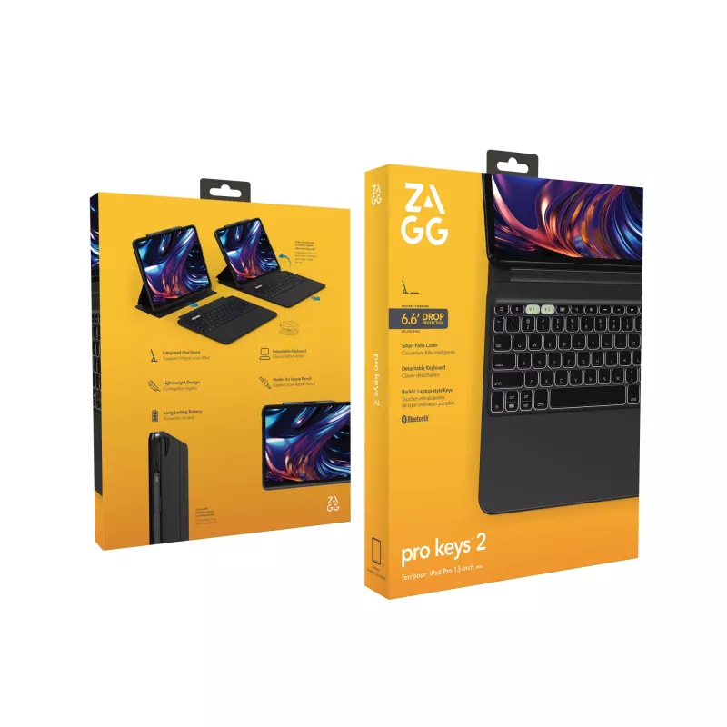 ZAGG Pro Keys 2 QWERTZ German Bluetooth Schwarz