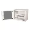 ROLINE 19-Zoll-Hutschienenhalter 4 U, Stahl, grau (Modell 26.21.0112)