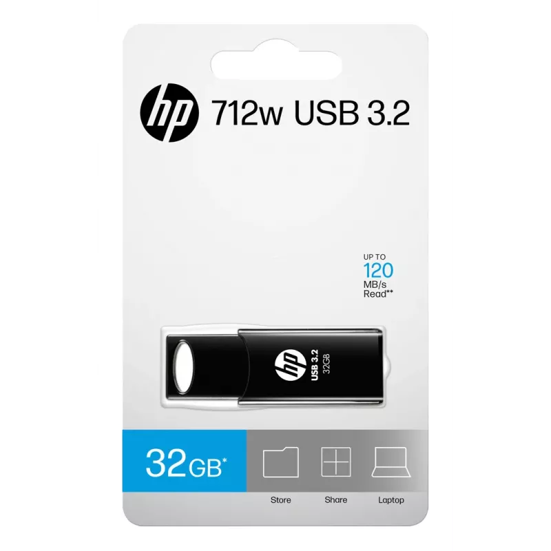 HP 712w USB-Stick 32 GB USB Typ-A 3.2 Gen 1 (3.1 Gen 1) Schwarz