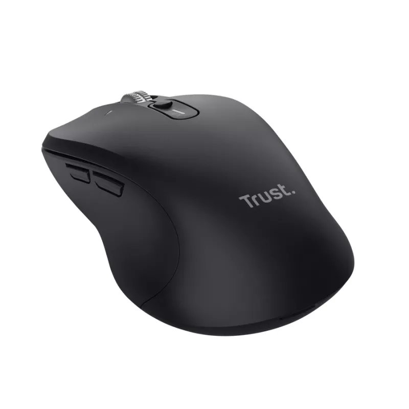 Trust 25673 Maus, Universal, Beidhändig, Bluetooth, 3200 DPI, 9 Tasten