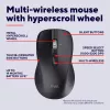 Trust 25673 Maus, Universal, Beidhändig, Bluetooth, 3200 DPI, 9 Tasten