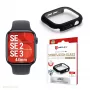 Bildschirmschutz PanzerGlass Displex 10H für Apple Watch SE3/SE2/SE (44mm) – Ganzkörper, IP68, aufclipsbar, schwarz matt