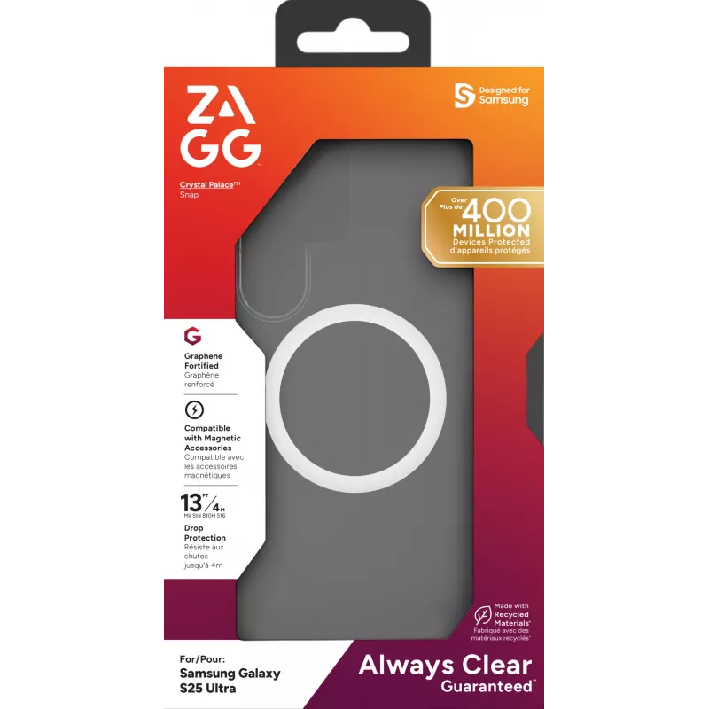 Cover ZAGG Samsung Galaxy S25 Ultra Transparent 6,9 Zoll