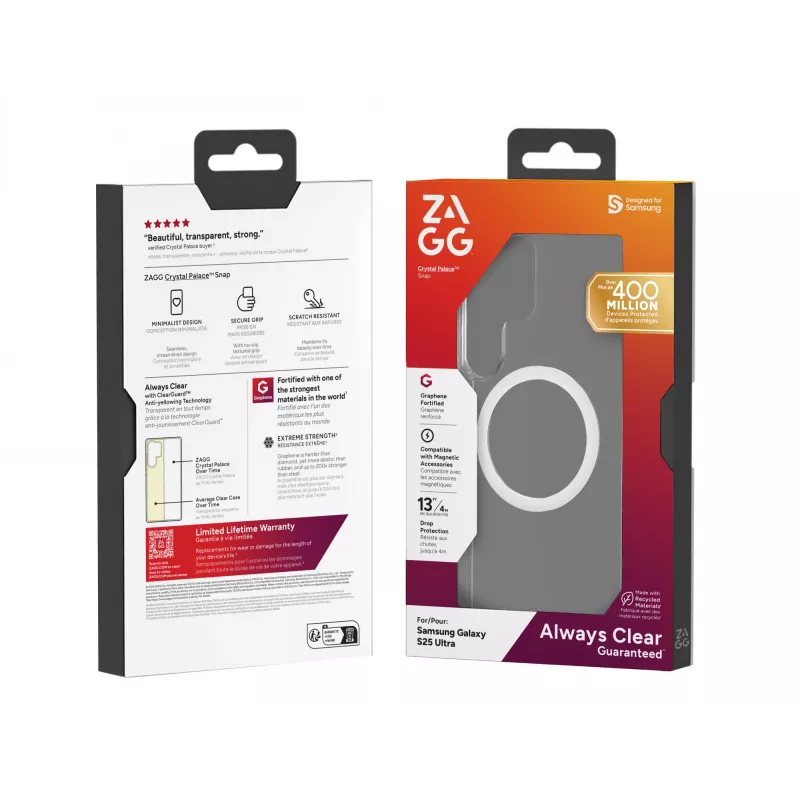 Cover ZAGG Samsung Galaxy S25 Ultra Transparent 6,9 Zoll