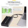 StarTech.com USB4 M.2 NVMe-Gehäuse, 40 Gbit/s, externes USB-C/Thunderbolt NVMe SSD-Gehäuse, Aluminium-Kühlkörpergehäuse, B+M/M-Key