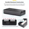 StarTech.com USB4 M.2 NVMe-Gehäuse, 40 Gbit/s, externes USB-C/Thunderbolt NVMe SSD-Gehäuse, Aluminium-Kühlkörpergehäuse, B+M/M-Key