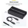 StarTech.com USB4 M.2 NVMe-Gehäuse, 40 Gbit/s, externes USB-C/Thunderbolt NVMe SSD-Gehäuse, Aluminium-Kühlkörpergehäuse, B+M/M-Key