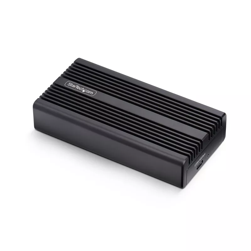 StarTech.com USB4 M.2 NVMe-Gehäuse, 40 Gbit/s, externes USB-C/Thunderbolt NVMe SSD-Gehäuse, Aluminium-Kühlkörpergehäuse, B+M/M-Key