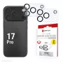 Displex Full Cover Kameralinsen-Glas iPhone 17 Pro, 10H, Vollständiger Kameraschutz, Quick Mount, 2er-Pack