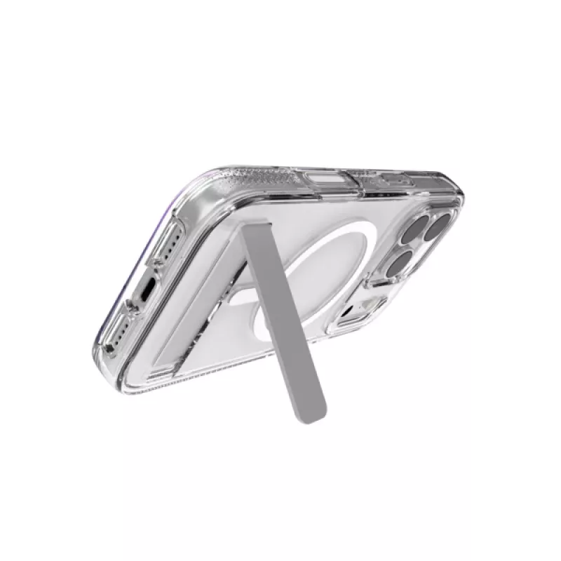 Cover ZAGG Crystal Palace Snap Kickstand Hülle für Apple iPhone 17 Pro Transparent