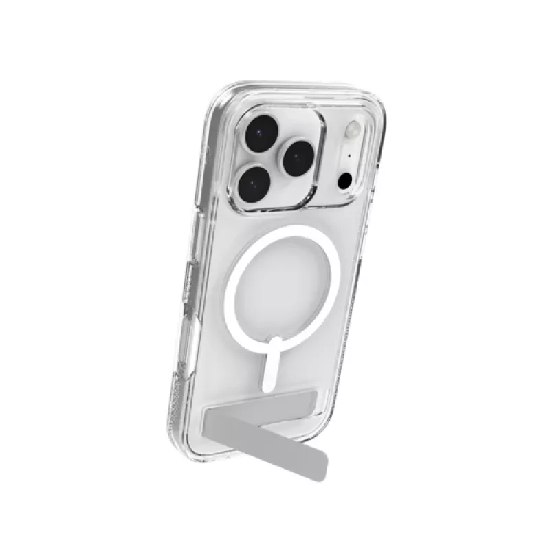 Cover ZAGG Crystal Palace Snap Kickstand Hülle für Apple iPhone 17 Pro Transparent