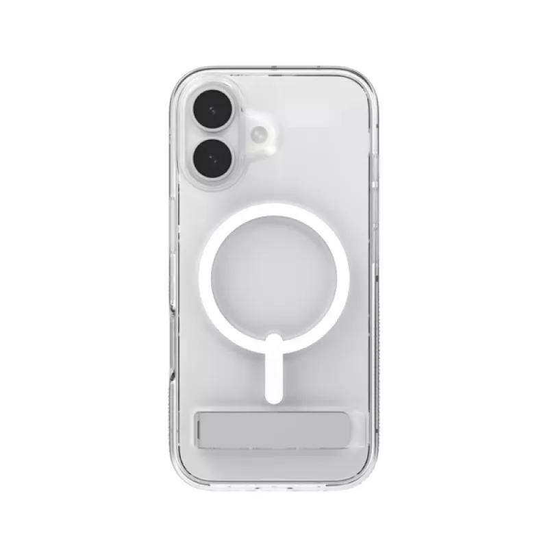 Cover ZAGG Crystal Palace Snap Kickstand Case für Apple iPhone 17 Transparent